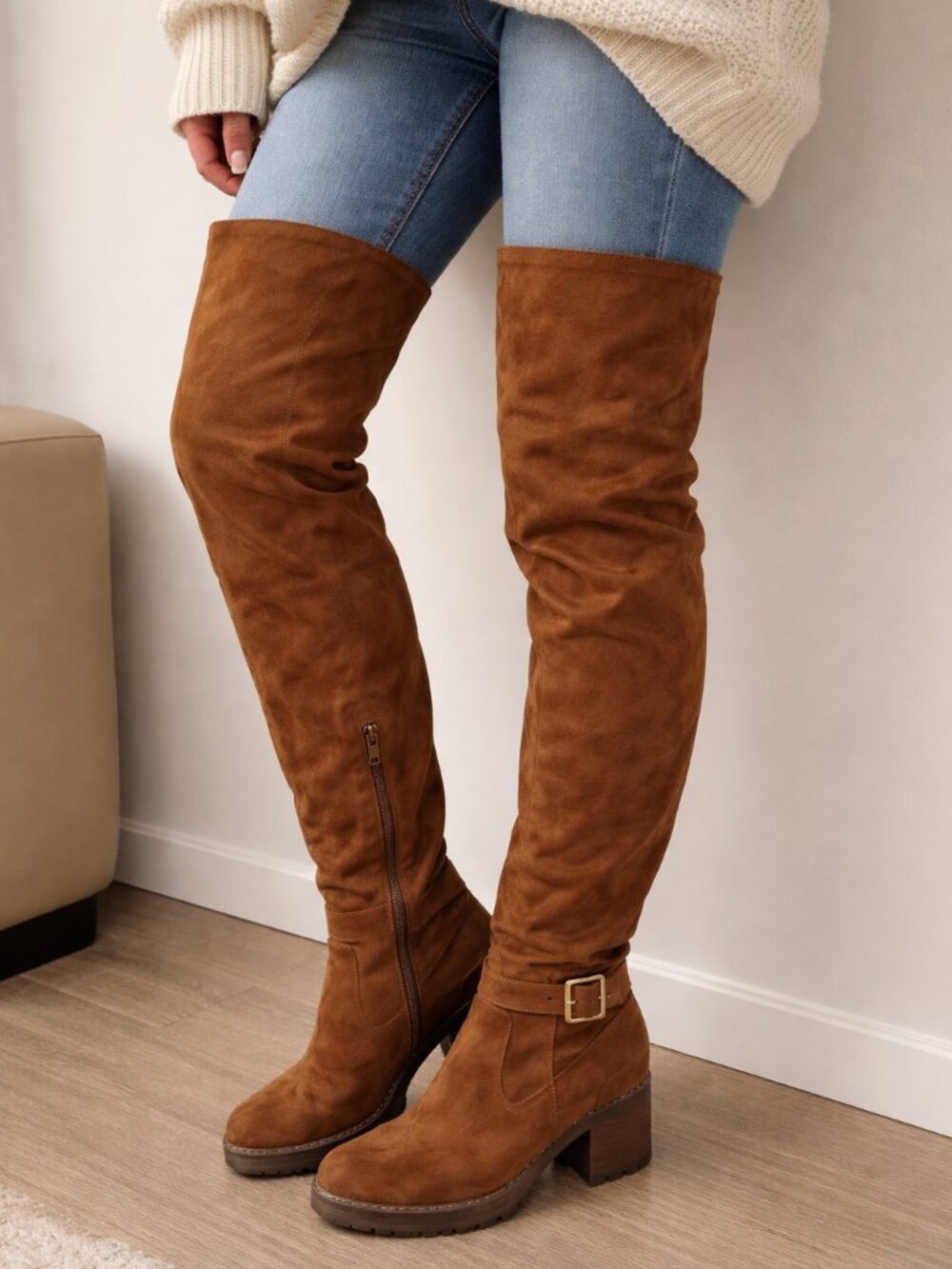 Size 13 wide, OVER-THE-KNEE WIDE CALF, BOOTS